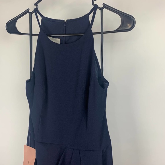 BHLDN Marceau Dress Navy Size 4 - Picture 6 of 9